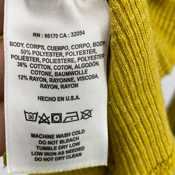 Anthropologie T.la Jill Babydoll Top Yellow NWT S - Picture 8 of 8